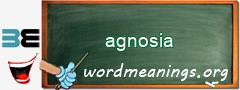 WordMeaning blackboard for agnosia